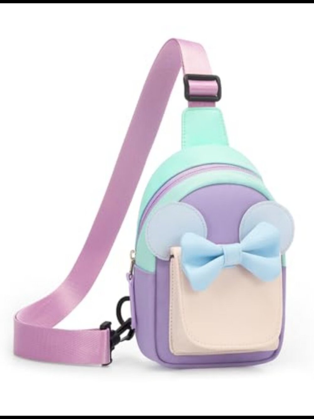 Kids Fanny Pack Toddler Crossbody Bag Adjustable Strap Canvas